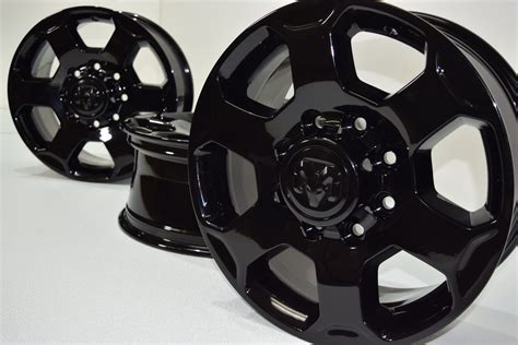 18″ DODGE RAM 2500 3500 BLACK WHEELS RIMS FACTORY OEM 2693 2019-2022 – Factory Wheel Republic