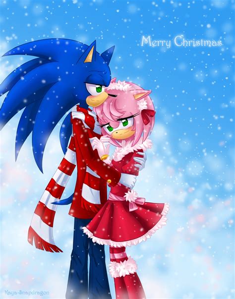 a merry sonamy christmas - SonAmy Fan Art (27910748) - Fanpop