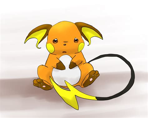 Sad Raichu by Alvro on DeviantArt