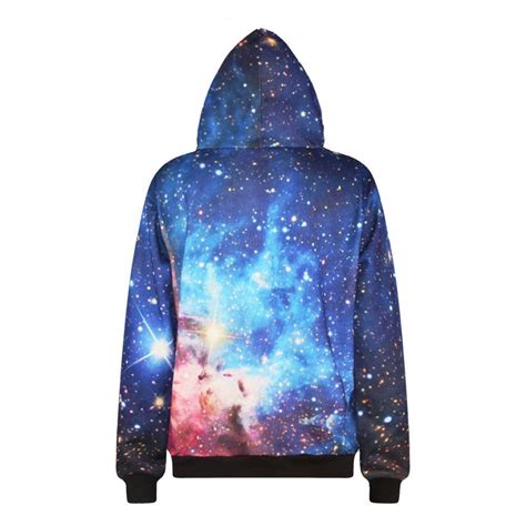 Galaxy Space 3d Hoodie Print Jumper Hooded Packet Hoodies on Luulla