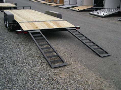 Car Mate 7 x 20 Open Car Trailer - 10K Slide In Ramps