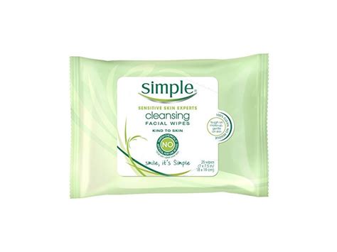 Simple Cleansing Facial Wipes, 25 Count Ingredients and Reviews