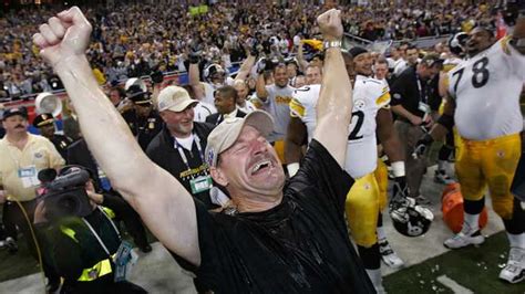 Steelers coach Bill Cowher celebrates at Super Bowl XL | Steelers win ...