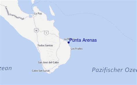 Punta Arenas Previsiones de Olas e Boletín de Surf (Baja Sur, Mexico)