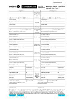 Marriage Licence Application Marriage Act - Form 3 / marriage-licence-application-marriage-act ...