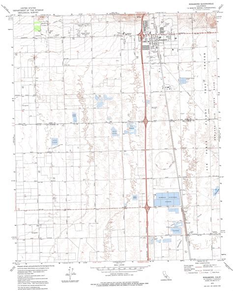 Rosamond topographic map, CA - USGS Topo Quad 34118g2