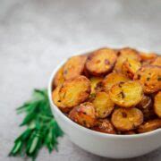 Crispy Roasted Baby Potatoes with Rosemary - Flavours Treat