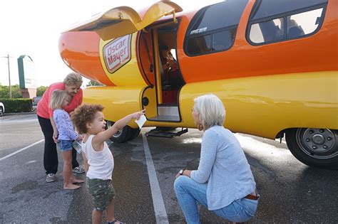 Wienermobile drivers choose AMI for pit-stop - Anna Maria Islander