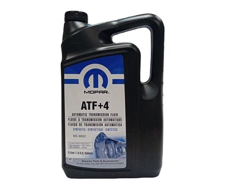 MOPAR ATF+4 MS-9602 AUTOMATIC TRANSMISSION FLUID 5L for JEEP-CHRYSLER ...