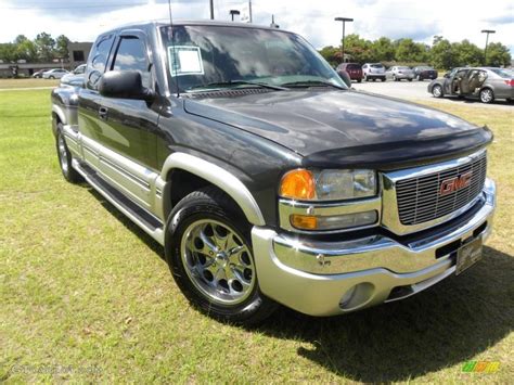 2003 Carbon Metallic GMC Sierra 1500 SLT Extended Cab #31791059 ...