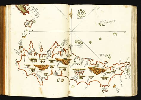 KITAB-I BAHRIYE (BOOK OF NAVIGATION), Piri Reis, AH 1131/ AD 1718 | Old ...