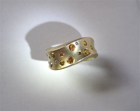 Natural Fancy Cognac Diamond Ring | Alexandra Hart Jewelry