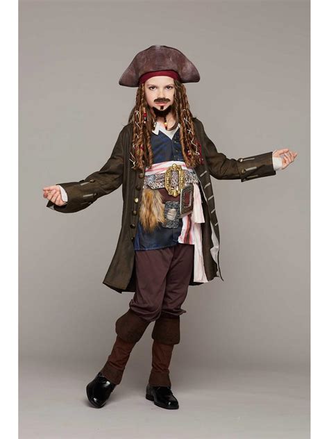 Pirates of the Caribbean Jack Sparrow Costume for Boys - Chasing Fireflies