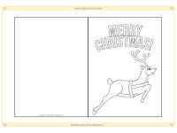 Christmas Card Templates - Coloring Activity by Teach Simple