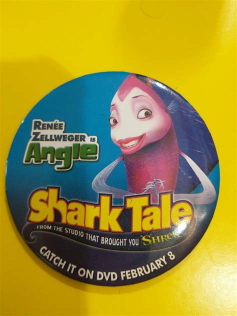 SHARK TALE "Angie" Dvd Promo Movie Button | eBay