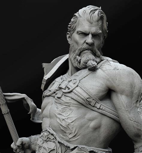 Deimos, brother of Kratos in God of War - ZBrushCentral