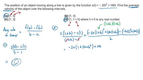 Calculus Example: Average Rate of Change - YouTube