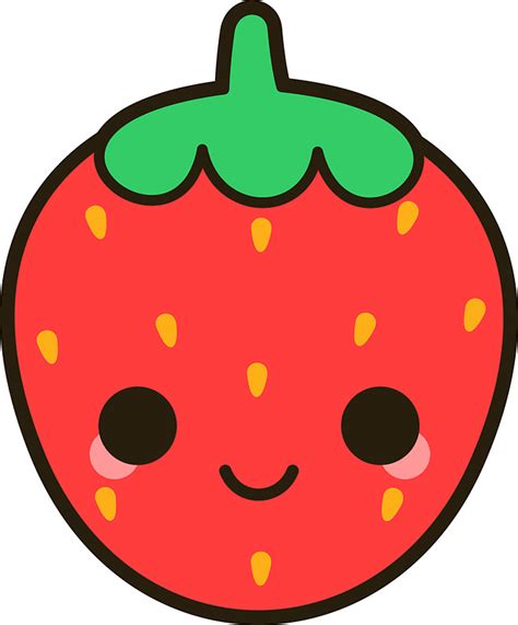 5+ Strawberry Clipart - Preview : Cute Strawberry C | HDClipartAll