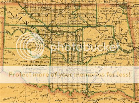 Maps and History of Oklahoma County 1830-1900.1 - Retro Metro OKC