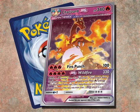 [OC ART] Gigantamax Charizard Custom card : r/PokemonSwordAndShield