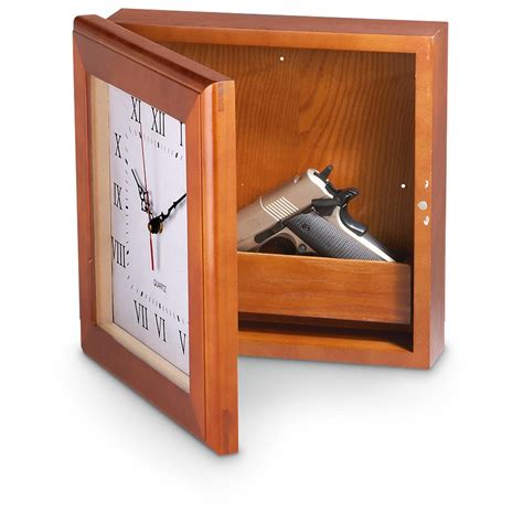 Guide Gear® Square Hide-A-Gun Clock - 230609, Gun Safes at Sportsman's Guide