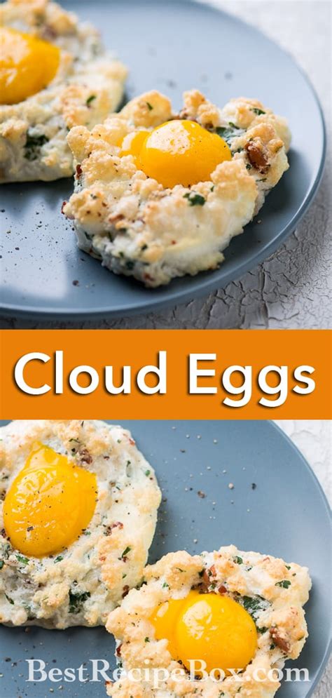 Cloud Eggs Recipe or Low Carb Eggs in a Cloud Recipe | Best Recipe Box