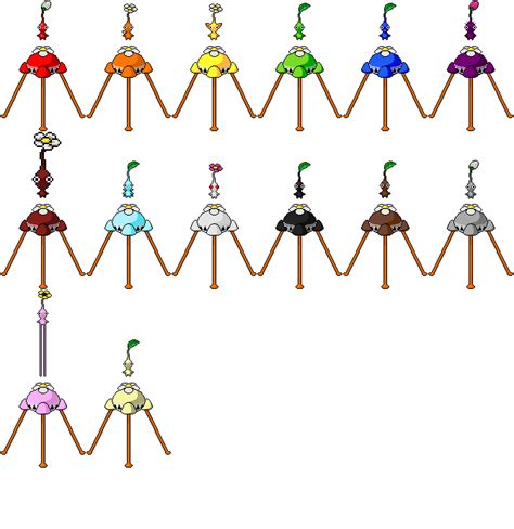 My colors of pikmin by nintendo128 on deviantART | Color, Hair accessories, Pink