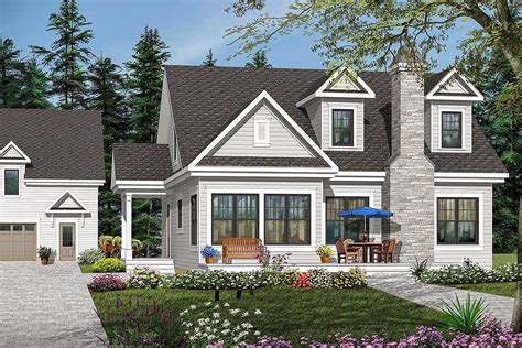 Farmhouse Modern Cottage style house plan offering lots of natural ...