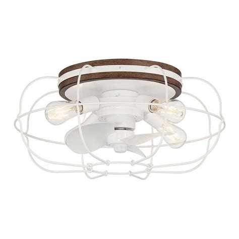 Jaxon™ 22" Flush Mount Ceiling Fan - Matte White – Arranmore Lighting ...