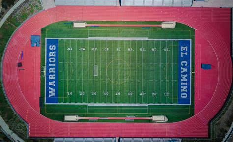 Aerial View of a Football Stadium · Free Stock Photo