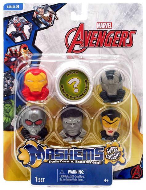 Marvel Avengers MashEms Series 8 Avengers Mini Figure 6-Pack Basic Fun - ToyWiz