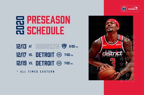 Wizards announce 2020 preseason schedule | NBA.com