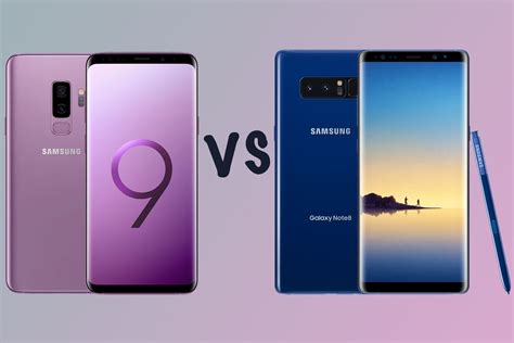 Samsung Galaxy S9+ vs Galaxy Note 8: qual è la differenza?