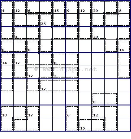 Zero Killer Sudoku 10x10