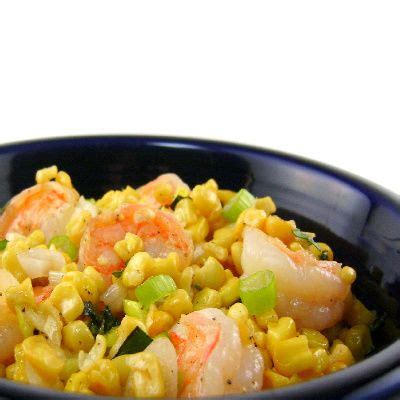 One Perfect Bite: Shrimp and Corn with Fresh Basil