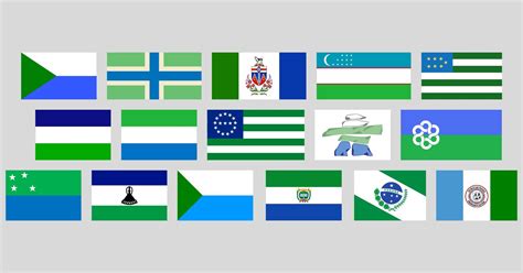 Green White Blue Flag: +5 Country Flags - Eggradients.com