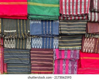 Colorful Display Ulos Batak Traditional Clothing Stock Photo 2173062593 | Shutterstock