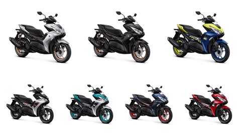 7 Warna Baru Yamaha Aerox 155 2023 dan Harga Semua Tipe » BMSPEED7.COM