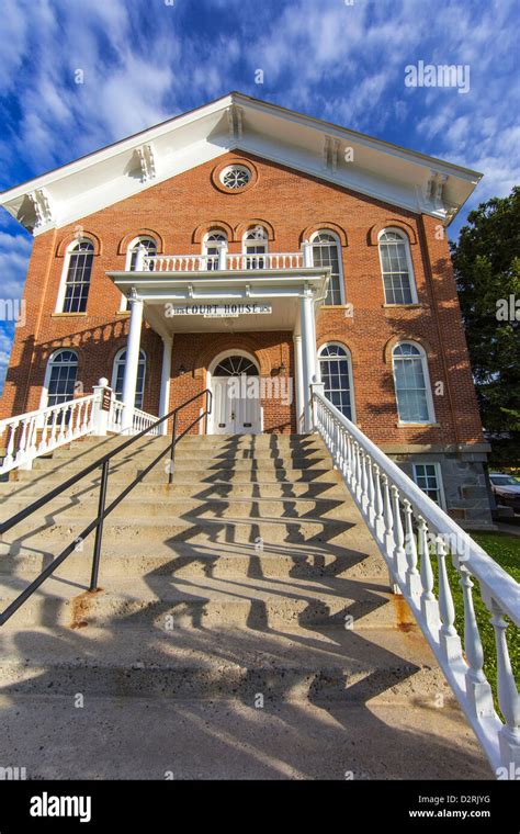 Madison County Courthouse in Virginia City, Montana, USA Stock Photo ...