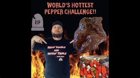 World's Hottest Pepper Challenge - YouTube