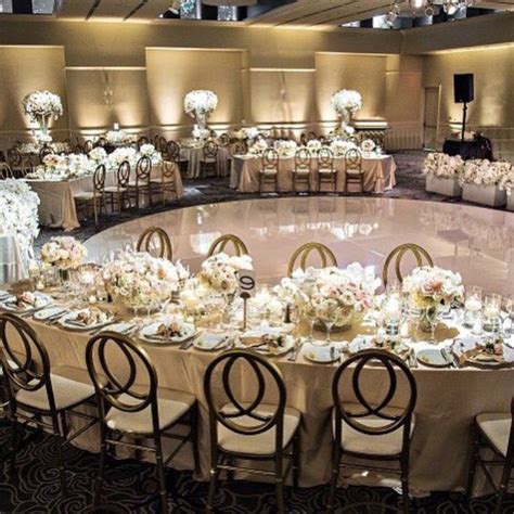 Have you thought of arranging a room around a round dance floor? ~ Amber Event Production ...