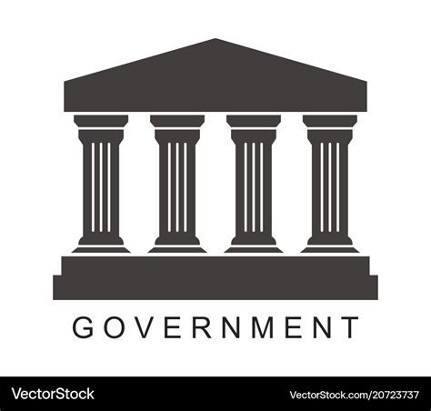 Government icon Royalty Free Vector Image - VectorStock