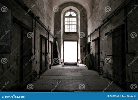 Prison Hallway stock photo. Image of ruin, entrance, escape - 5808760