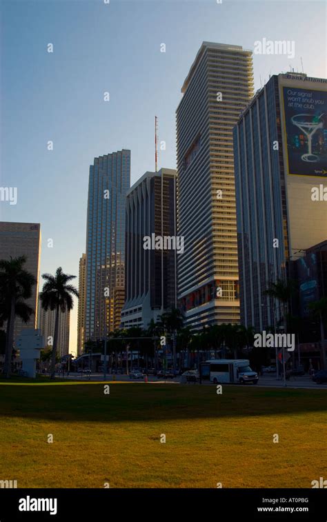 The Skyline, Miami, Florida, USA Stock Photo - Alamy