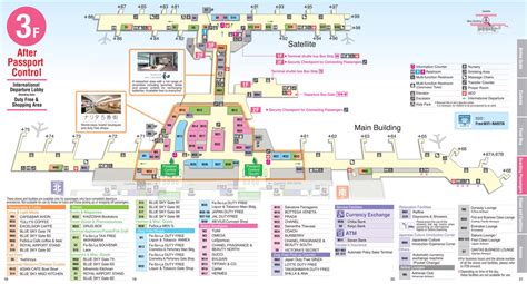 Narita Airport(NRT) Terminal Maps, Shops, Restaurants, Food Court 2024