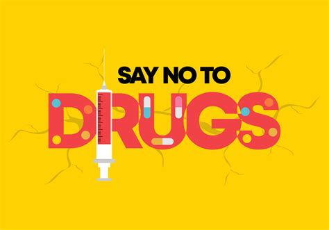 Background poster or banner for International Day against Drug Abuse ...