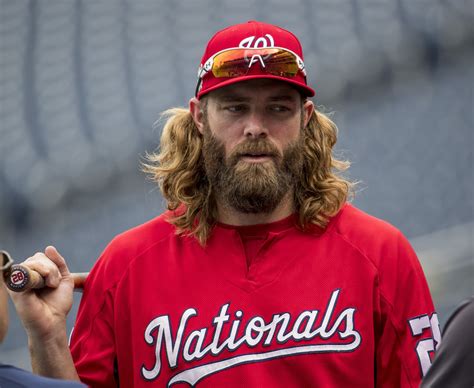 Jayson Werth Washington Nationals | Jayson werth, Long hair styles men ...