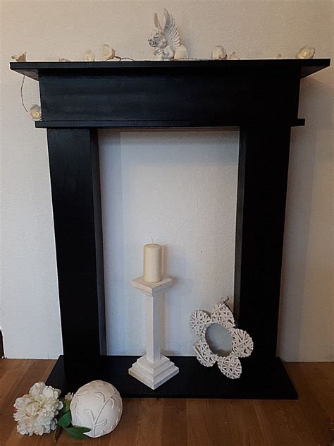 Decorative Fireplace Black black Fireplace - Etsy