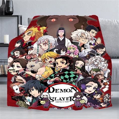 Amazon.com: Ultra-Soft Anime Blanket, Cartoon Flannel Blanket Throw, Warm Cozy Blanket Gift for ...