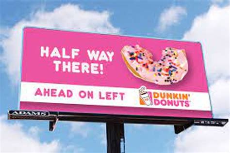 Dunkin Donuts Billboard